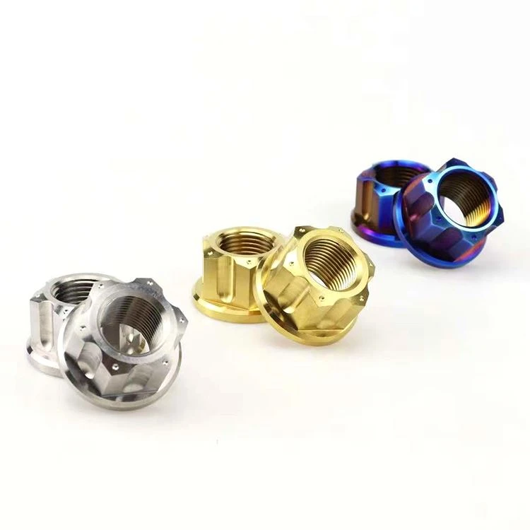 titanium nuts flange