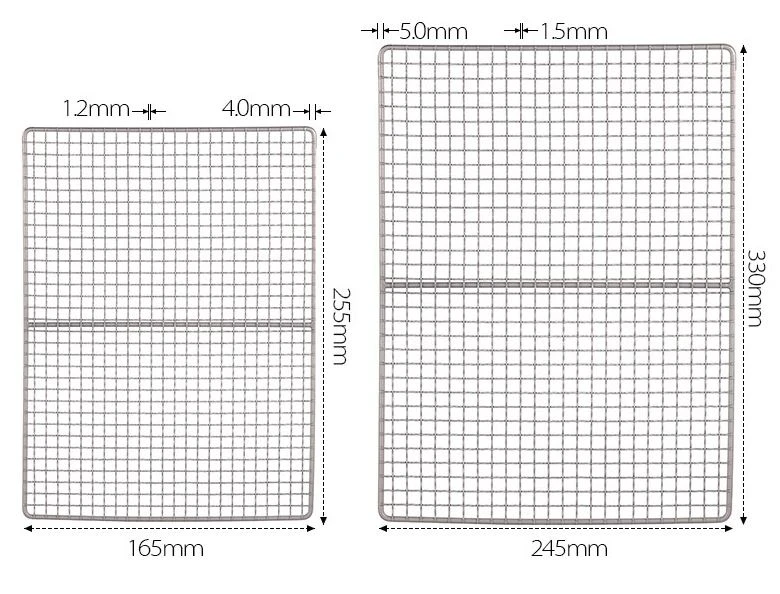 Titanium barbecue net (3)